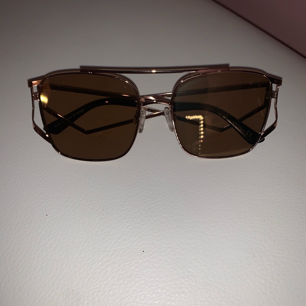 Brown and gold ASOS sunglasses